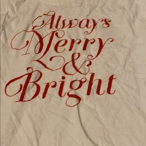 A tee shirt always merry and bright